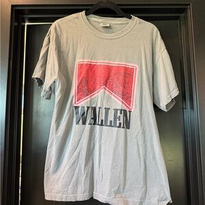 Comfort colors gray size L Wallen Tshirt